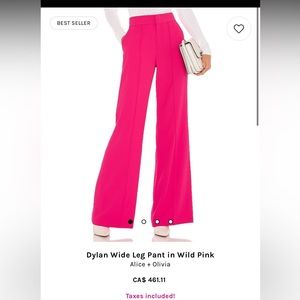 Like New Alice and Olivia trousers. Retails for $461, selling for $80 firm.